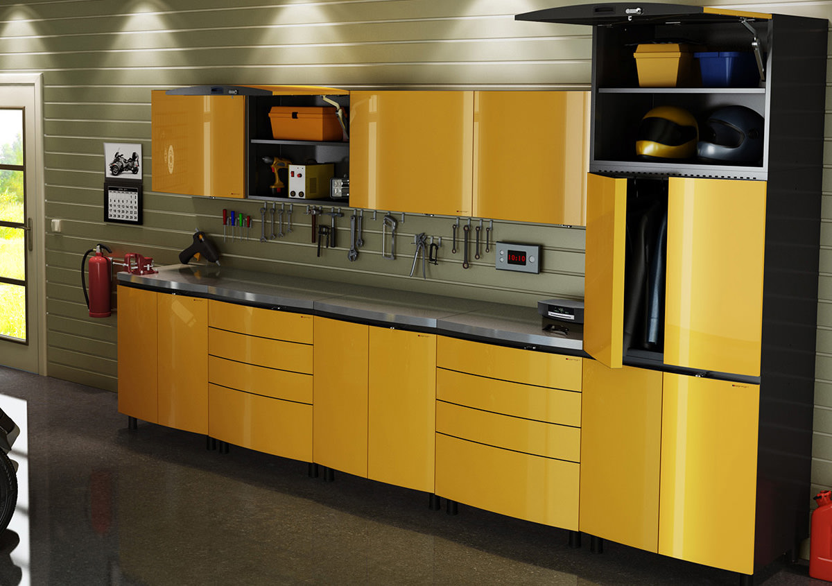 Custom metal cabinets discount